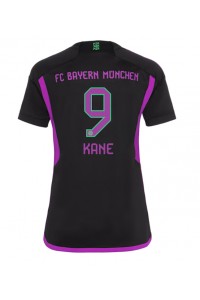 Bayern Munich Harry Kane #9 Jalkapallovaatteet Naisten Vieraspaita 2023-24 Lyhythihainen